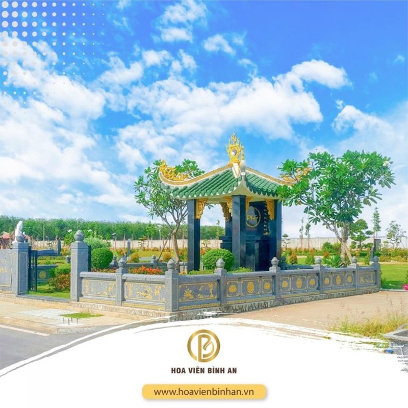 lăng mộ đá 1 mái