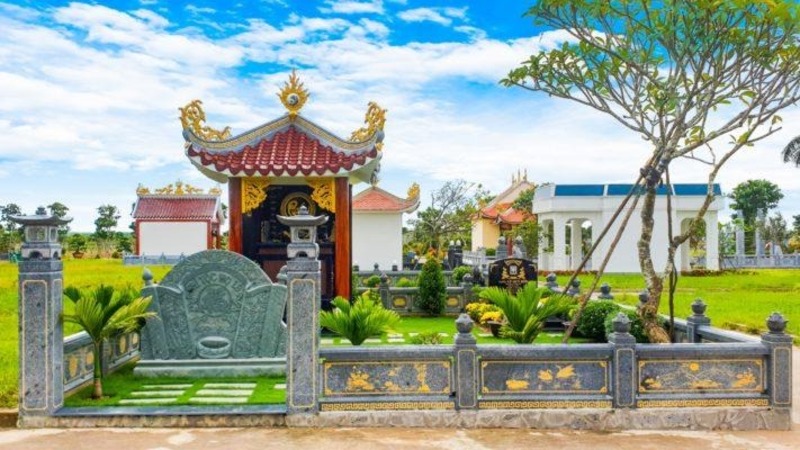 lăng mộ đá 1 mái