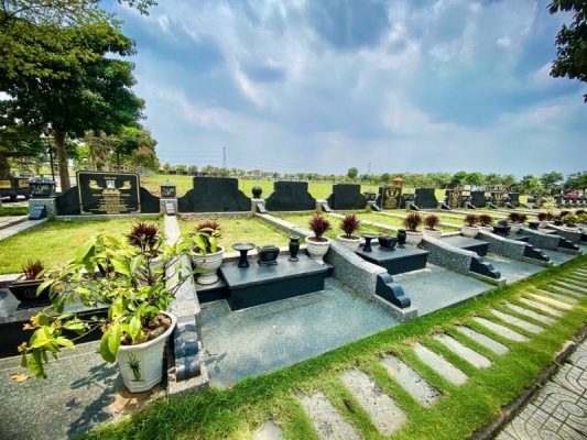 mẫu mộ xây gạch đẹp đơn giản