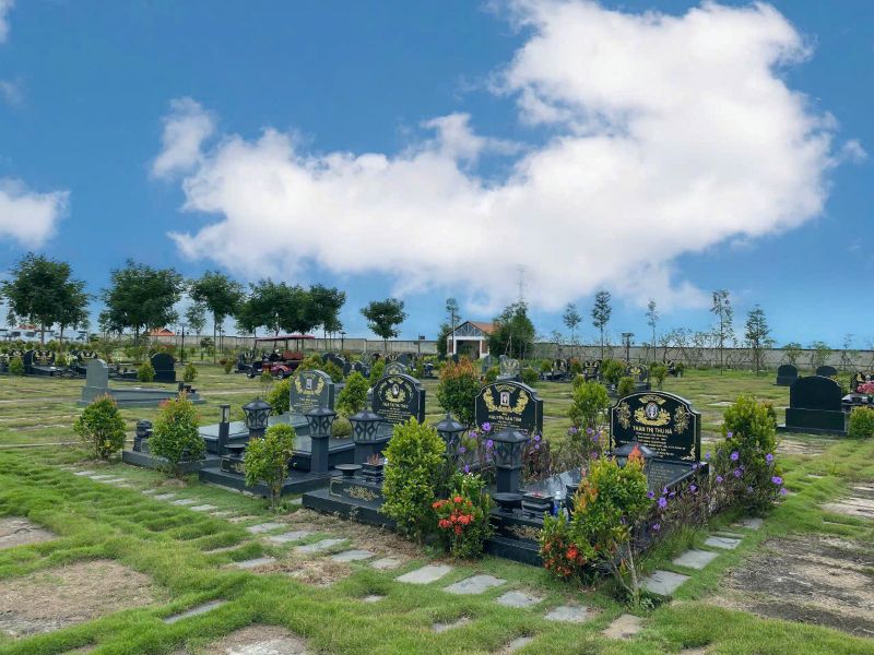Mẫu mộ xây gạch có mái tròn 